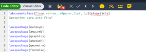 Cómo usar Writefull en Overleaf